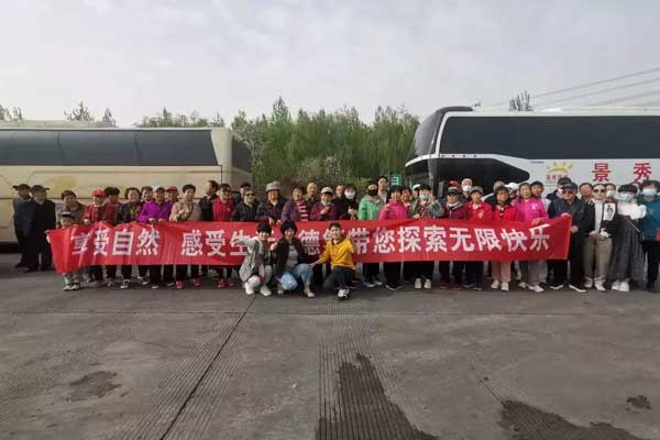 德氢”氢凉一夏，健康舞动 ”春游活动进行中